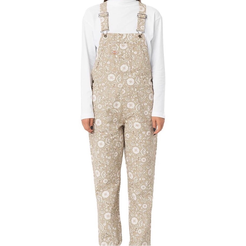 Dickies Women's Ellis Floral Bib
Size: Small (S/P)
Color: Beige / tan - Picture 6 of 7